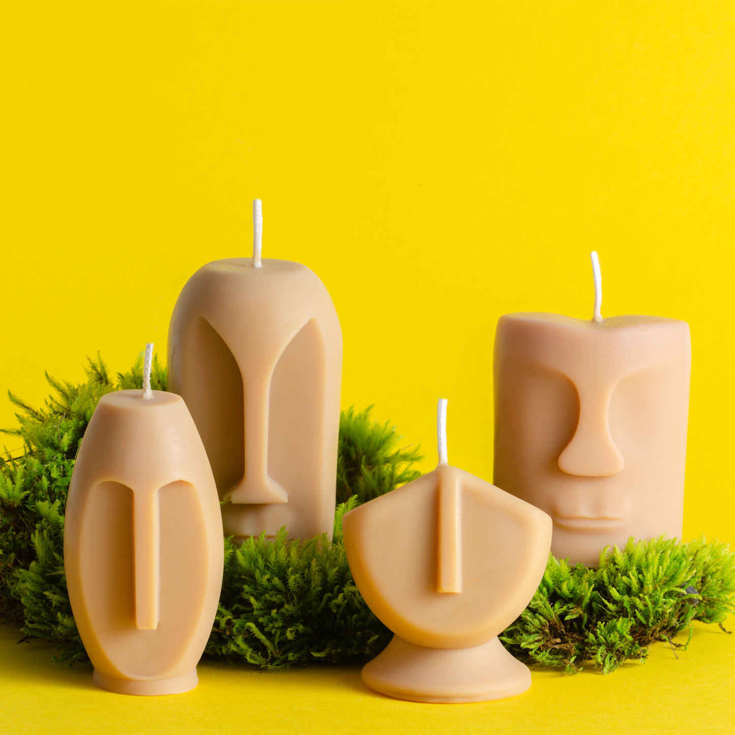 Moai lys - liten