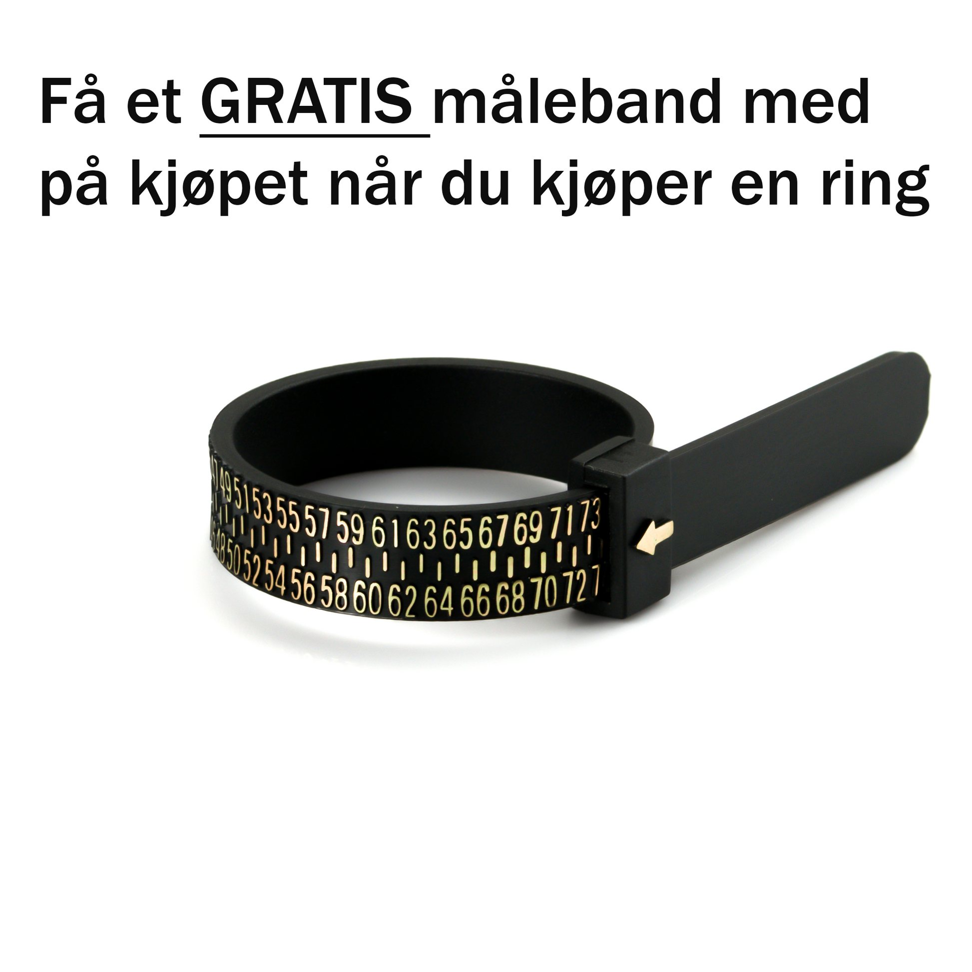 Børstet svart stålring