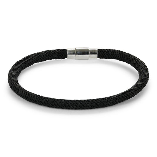 Svart armbånd av nylon