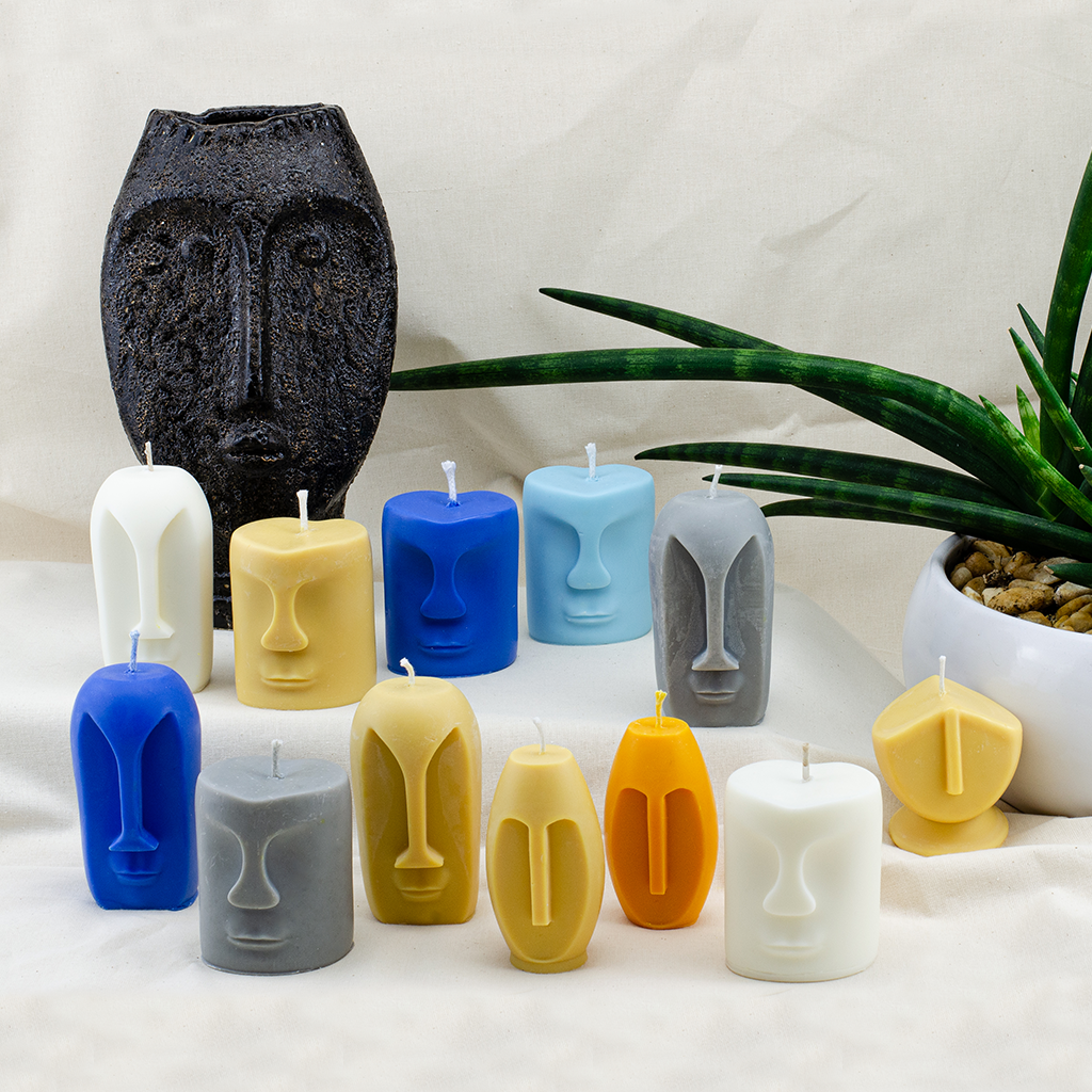 Moai lys - liten